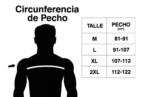 Tabla de talles ALTO IMPACTO