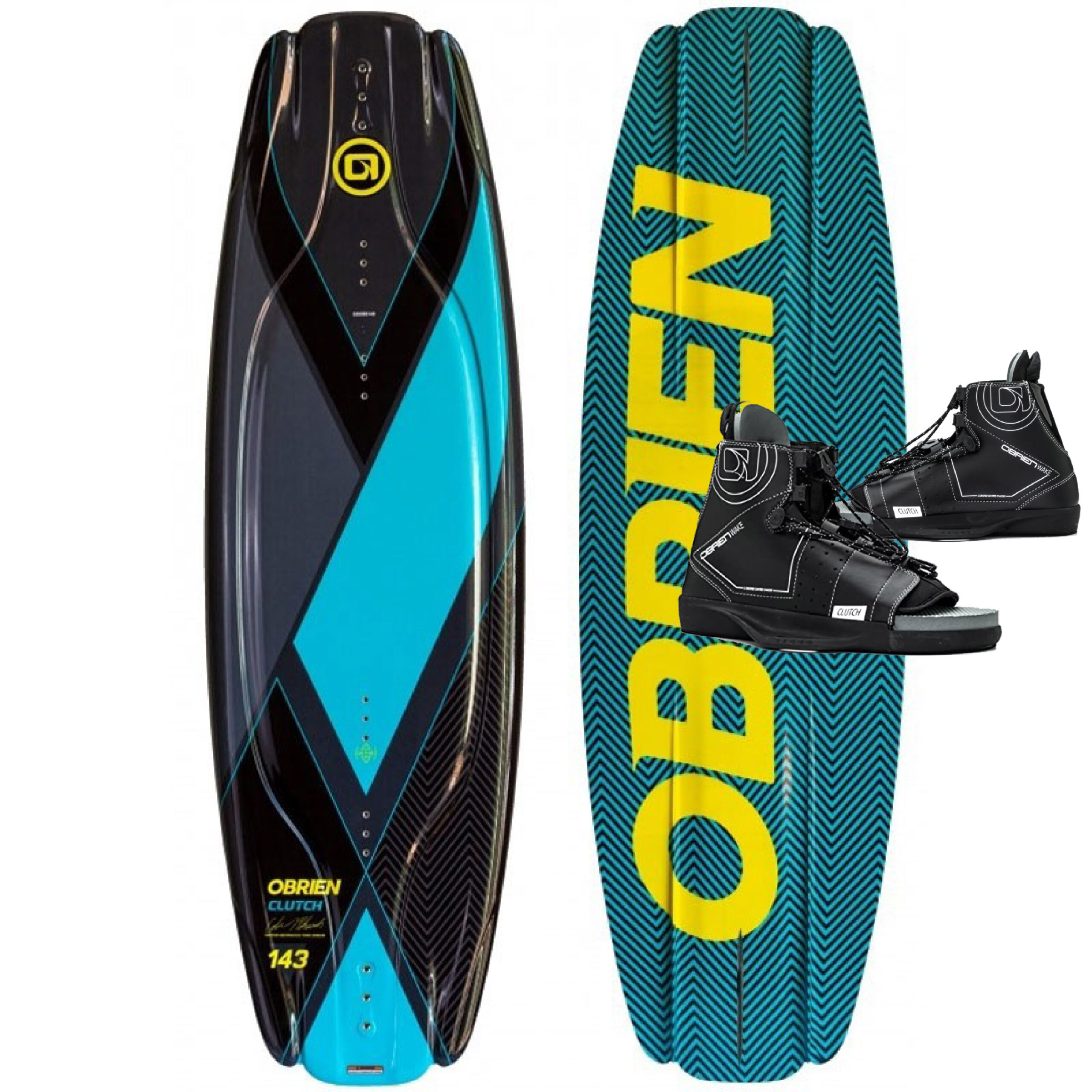 Combo de wakeboard OBRIEN Clutch 143 c/Clutch